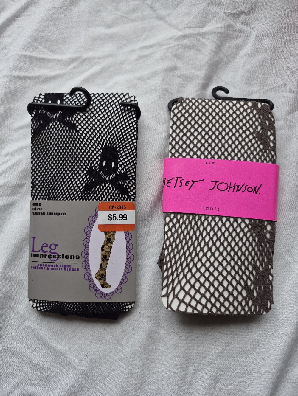 NWT Fishnet Tights Bundle – Betsey Johnson + Skull Pattern (2 Pairs)